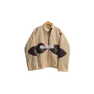 Veste en coton brodée à la main, style Suzani, doublure en coton, veste bohème chic, manteau d'hiver pour femmes, vente en gros - Product Image 1