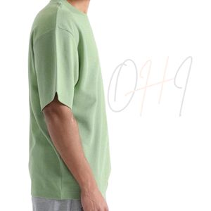 Camiseta de Hombre de Algodón 100% de Alta Calidad, Cuello Redondo, Corte Regular, con Logotipo Personalizado, Transpirable y de Secado Rápido, Superventas - Product Image 3