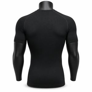 <b>Mens</b> Eco-Friendly Quick Dry Breathable Short Sleeve <b>Compression</b> <b>Shirt</b> <b>for</b> Training Fitness Workouts Sports Everyday - Product Image 3