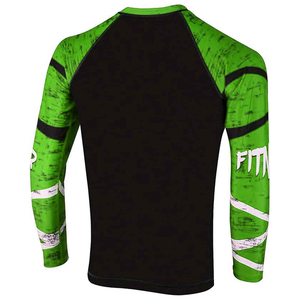 Ensemble de vêtements de combat MMA pour hommes avec logo personnalisé, sublimation, rashguard et short, kit d'entraînement BJJ Jiu Jitsu, uniforme de sport à séchage rapide - Product Image 4