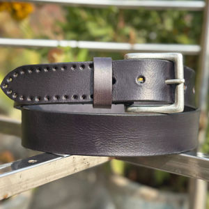 Cinturón Artesanal para Hombre con Diseño Bordado y Hebilla de Hierro, 3.5cm de Ancho, 120cm de Largo, Cinturón Casual - Product Image 1