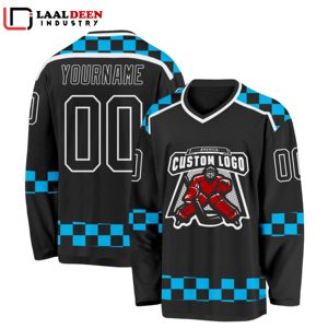 เสื้อฮอกกี้น้ำแข็งแบบซับลิเมชั่นสั่งทำพิเศษ ชุดทีมนานาชาติสำหรับผู้ชาย ผู้หญิง และเยาวชน ทรงพอดีตัว คุณภาพสูง - Product Image 3