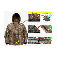 Vêtements de chasse professionnels pour l'extérieur avec tissu respirant et durable, tenue d'activité pour la chasse