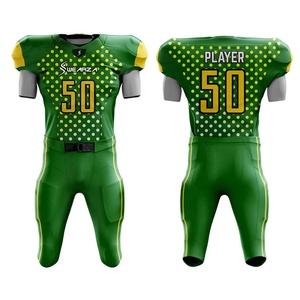 Uniforme de fútbol americano de alta calidad, impresión por sublimación de tu propio patrón, diseño personalizado - Product Image 4