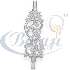 Home Use Modern Iron Railing Pillar Stair Bar Design Rust Proof Stair Pillar Balcony Balaji Metals Wholesale Supplier Custom - Product Image 1