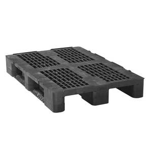 พาเลทพลาสติกอุตสาหกรรมแบบยุโรป สำหรับงานหนัก HDPE นำกลับมาใช้ใหม่ได้ สำหรับการจัดเก็บในคลังสินค้าและการขนส่ง - Product Image 4