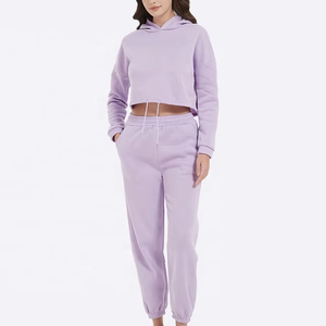 Tracksuit <b>Set</b> Premium Fabric Relaxed Fit Sweatshirt and <b>Jogger</b> <b>Matching</b> Casual Wear Outfit Women's Airport Outfit Tracksuit - Product Image 5