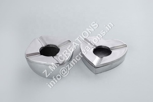 Cendrier de table carré en aluminium poli, design moderne, portable, idéal pour la maison, l'hôtel, le restaurant, le bar, la cafétéria, pour les cigares - Vente chaude - Product Image 6