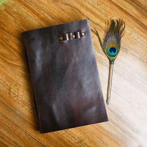 Wholesale Handmade <b>A5</b> Leather Journal Notebook with Vintage Design Premium Quality Leather Cover <b>Diary</b> for Men Women Custom - Product Image 2