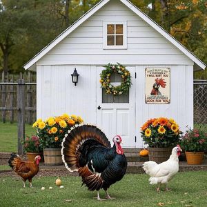 Divertente Targa con Frase 'Non mi irritare' per Amanti dei Polli, Decorazione da Parete per Casa, Fienile e Giardino - Product Image 2
