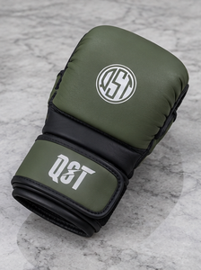 Gants de MMA durables en cuir PU, gants de protection pour l'entraînement, rembourrage renforcé, fermeture Velcro réglable au poignet - Product Image 6