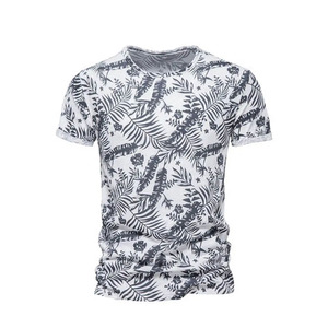T-shirts élégants pour hommes en coton peigné de qualité supérieure, coupe décontractée, vêtements décontractés modernes, style de fabrication en gros par le fabricant OEM - Product Image 1