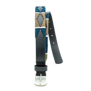 Custom Sport <b>Belt</b> Emboss Genuine Leather Riding Equestrian Argentinian Embroidery Polo Leather <b>Belt</b> for Men in All Custom Sizes - Product Image 4
