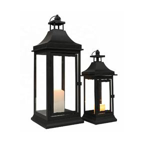 Bougeoir moderne à 2 verres de haute qualité avec métal et fer pour les événements intérieurs ou extérieurs Mariages Fêtes Décorations pour la maison - Product Image 1