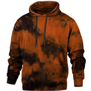 Sudadera con Capucha Tie-Dye para Hombre, Manga Larga, Tejida, Estilo Casual de Verano, Diseño con Bolsillos - Product Image 1