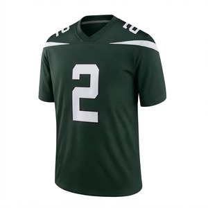 Camiseta de Fútbol Verde Oscuro de Moda para Hombre, Ropa Deportiva Atlética, Malla Transpirable en la Parte Delantera, Secado Rápido, Manga Corta, 100% Poliéster, OEM - Product Image 1