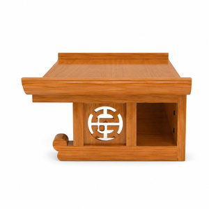 Altar Budista de Pared Tam Viet A71, Madera de Roble con Marco Decorativo Pulido y Pintado, Forma Irregular - Product Image 6