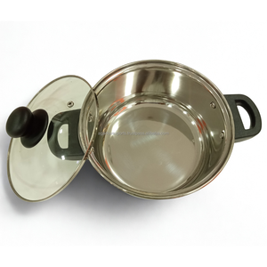 Juego de Ollas de Acero Inoxidable Coreanas de 8 Piezas, Utensilios de Cocina de Alta Calidad para Restaurante, Aptos para Horno y Lavavajillas, Fondo de 3 Capas - Product Image 5