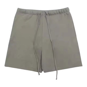 Men's Fitness Training Casual Shorts Lightweight Solid <b>Canvas</b> <b>Plain</b> Dyed Drawstring Side Pockets Quick Dry OEM Custom Made - Product Image 1
