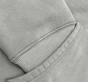 <b>Men</b> <b>Grey</b> Acid Wash Hoodie Vintage Cotton Pullover <b>Sweatshirt</b> Custom OEM Wholesale <b>Grey</b> Acid Wash Hoodie <b>Men</b> Oversized Streetwear - Product Image 5
