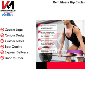 Hip Circle Resistance <b>Band</b> Men Women Gym Glute Activation Booty <b>Workout</b> Strength Training OEM Supplier - Product Image 4