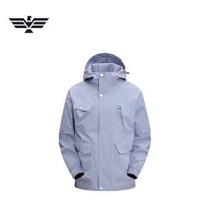 Chaqueta de Invierno Clásica Personalizable para Hombre, Impermeable, con Capucha y Cremallera, Estilo Urbano, Cortavientos, Informal, con Múltiples Bolsillos - Product Image 3