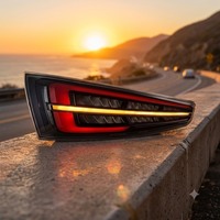 Moderne Facelift LED-Rückleuchte für Audi Q3 2013-2018 mit sequenziellem Blinker, Rücklicht-Baugruppe, Sicherheits-Upgrade-Kit