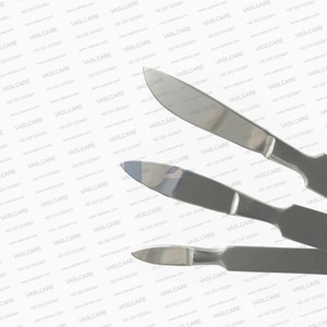 Lot de 3 Couteaux à Scalpel Médical à Lame Fixe avec Manche – Outils Chirurgicaux pour la Coupe des Tissus Cutanés par Vaslcare - Product Image 2