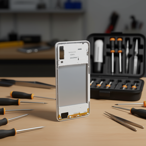 Cover Centrale Bianca di Ricambio per Samsung Galaxy A30s Modello A307F - Product Image 3