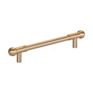 Minimalist Brass <b>Door</b> Handle Straight Pull Handle <b>For</b> <b>Bedroom</b> Wooden <b>Door</b> Cabinet Wardrobe Office Furniture Hardware - Product Image 5