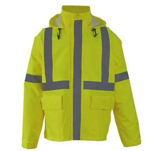 Breathable Eco-Friendly Quick Dry <b>Canvas</b> Hooded Quilted Safety <b>Jacket</b> for Men with Custom Logo - Product Image 2