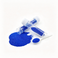 Peptida Tembaga Biru 99% GHK-Cu Kemurnian Tinggi Bahan Baku Kosmetik Bubuk Larut Air C14H21CuN6O6 CAS 89030955 Kemasan 1g Berkualitas