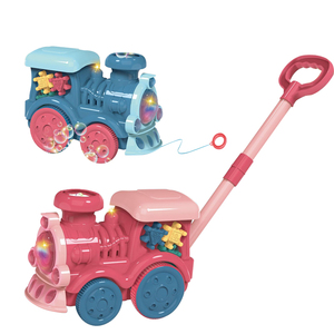 아이 거품 불고 장난감 기차 빛과 소리 거품 기차 장난감 - Product Image 1