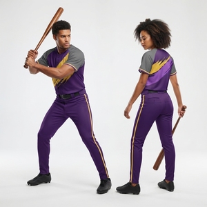 Uniforme de Béisbol Personalizado al por Mayor en Varios Colores, Uniforme de Béisbol Masculino de Alta Calidad con Diseño de Logotipo Personalizado - Product Image 2