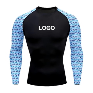 Haut de compression à manches longues pour homme, séchage rapide, imprimé motif Alien noir et vert, pour adulte - Product Image 3