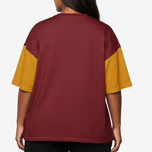 Camiseta de Mujer 100% Algodón, Nueva Colección 2026, Superventas, Manga Corta, Corte Regular, Apliques de Verano, Alta Calidad, Diseño de Dos Tonos - Product Image 2