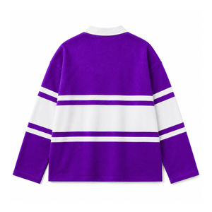 Camiseta de Rugby de la Hermandad NCNW para Mujer, con Cuello, Paneles de Color en Bloques, Polo Universitario de Rugby, Top Deportivo con Letras Griegas Bordadas - Product Image 4