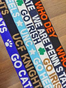 Sangle de sac perlée Hail Cleo 46 pouces, bandoulière pour le jour du match, sangle personnalisée avec crochets détachables - Product Image 4