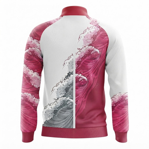 Chaqueta Deportiva Sublimada con Impresión Personalizada, Transpirable, de Manga Larga, para Entrenamiento en Gimnasio, Running, Ciclismo y Ropa de Equipo - Product Image 2