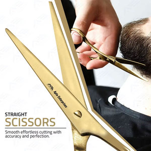 Ciseaux de coiffure professionnels en gros, ciseaux de barbier personnalisés en acier inoxydable, ciseaux de beauté et de soins personnels sur mesure - Product Image 5