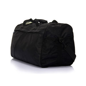 Nouvel article : Sac de sport unisexe 30-40L en polyester avec fermeture éclair, sangle réglable, design décontracté noir uni - Product Image 6