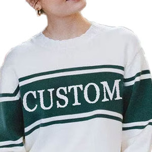Suéter de Punto de Manga Larga con Cuello Redondo, 100% Algodón, Ropa Casual para Mujer, Top de Punto de Alta Calidad - Product Image 6