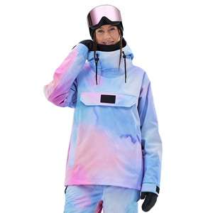 Chaqueta de Esquí para Mujer, Impermeable 5000mm, Cortavientos, Aislante, Transpirable, con Capucha, Ropa Deportiva de Invierno, Personalizable OEM - Product Image 1