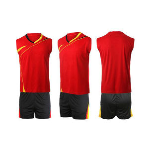 Conjuntos de Uniformes de Voleibol sin Mangas, de Secado Rápido, Transpirables, de Poliéster, Pantalones Cortos, Logotipo Personalizado, Ropa de Equipo, Entrenamiento, Partido, Ropa Deportiva - Product Image 6