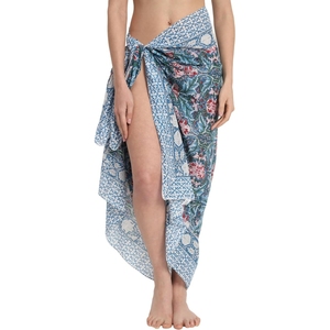 <b>Swimsuit</b> Beach Sarong Cover Ups for Swimwear Women-Hand Print <b>Wrap</b> Skirt - Product Image 3
