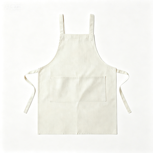 Tablier de chef en coton imperméable personnalisé avec logo imprimé, tablier de cuisine pour adultes, tablier de cuisine pour hôtel, restaurant - Product Image 4