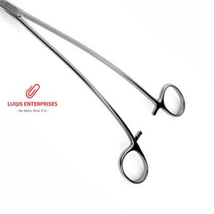 Pinza de Resección Anterior Foss, Forma de S, Mordazas Lisas, Pinza Quirúrgica Intestinal, Acero Inoxidable, Instrumento Médico Quirúrgico - Product Image 3