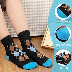 Calcetines Casuales de Invierno para Hombre de Calidad Premium, Transpirables, Cómodos, Tejidos con Spandex/Nylon, Resistentes a Desgarros - Product Image 2