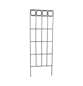 Heavy Duty Black Metal Garden Trellis for Outdoor Climbing <b>Flowers</b> Decorative Plant Support - Product Image 3