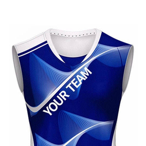 ชุดวอลเลย์บอลยูนิเซ็กซ์ แบรนด์ดัง คุณภาพสูง ระบายอากาศได้ดี รุ่นใหม่ OEM สำหรับเล่นกลางแจ้ง แขนสั้น สำหรับผู้ชายและผู้หญิง - Product Image 4